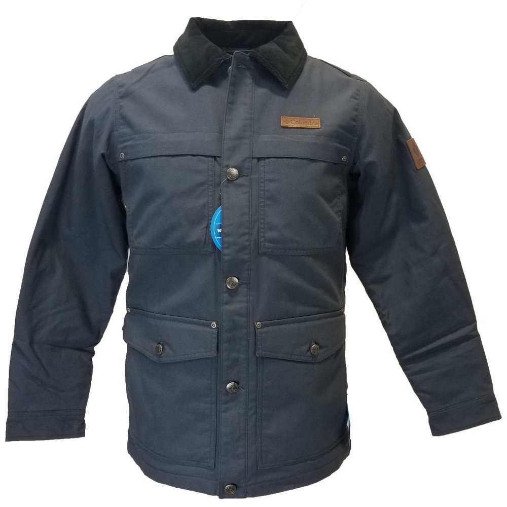 Columbia Loma Vista Flannel Men’s Small Blue Midweight Work Jacket